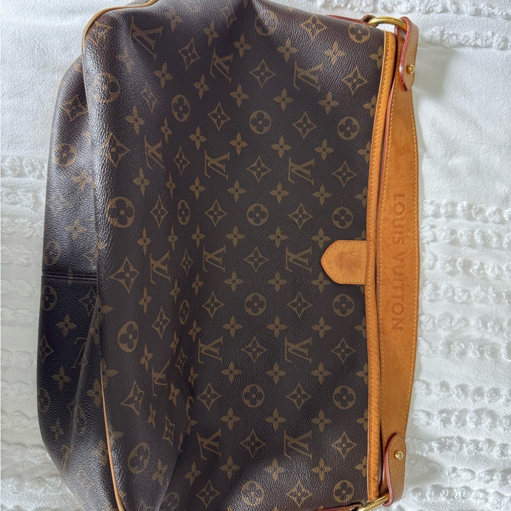 Louis Vuitton Monogram Canvas Brown and Tan Shoulder Bag